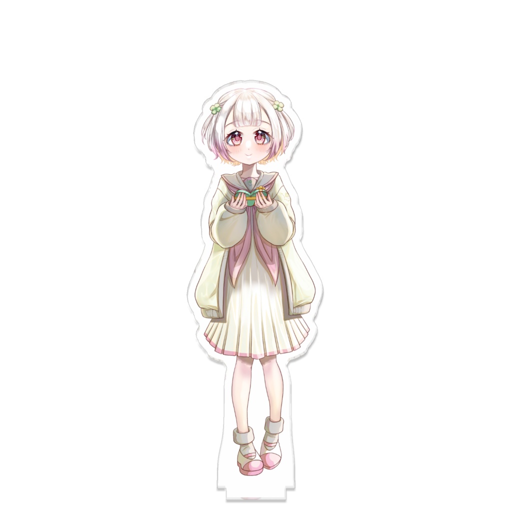 白詰さよは つながるアクスタ バレンタインエディション(with 青海ましろ/春田こまち)