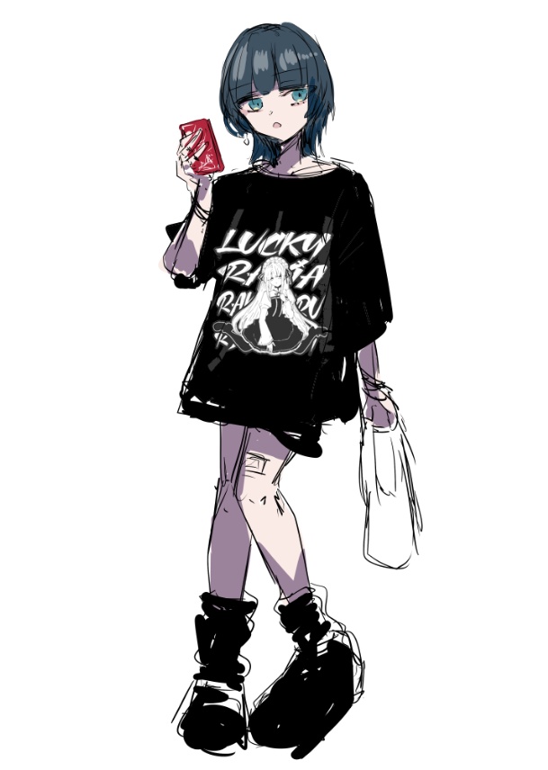 ラッキーラキアTシャツ（ビッグシルエット