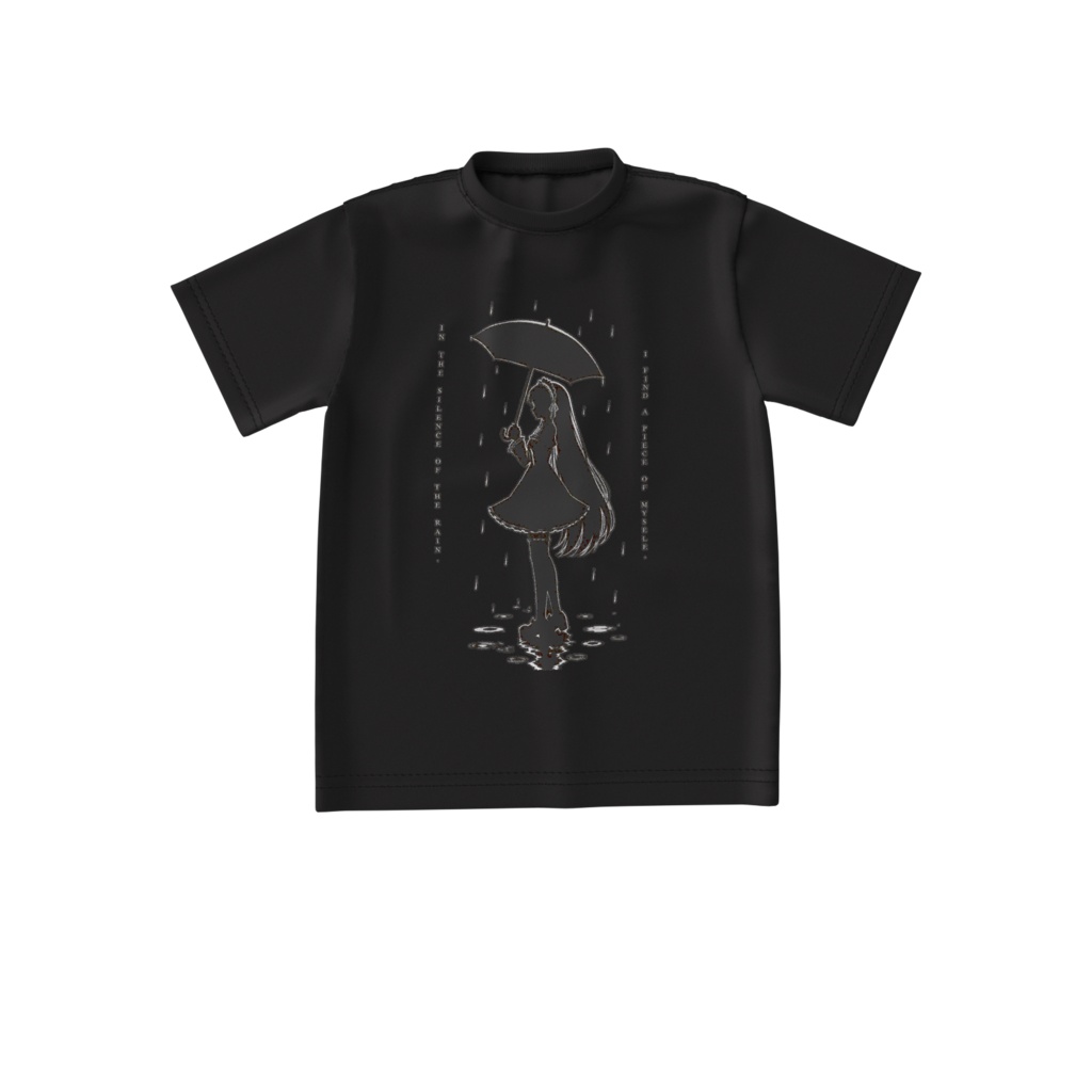 雨とラキアちゃんTシャツ