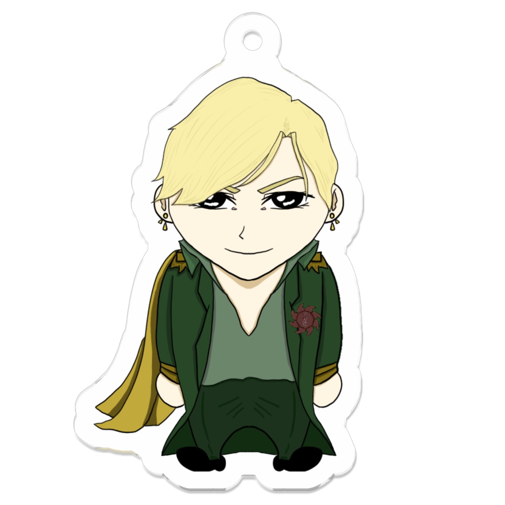 ラナンキュラス アクリルキーホルダー