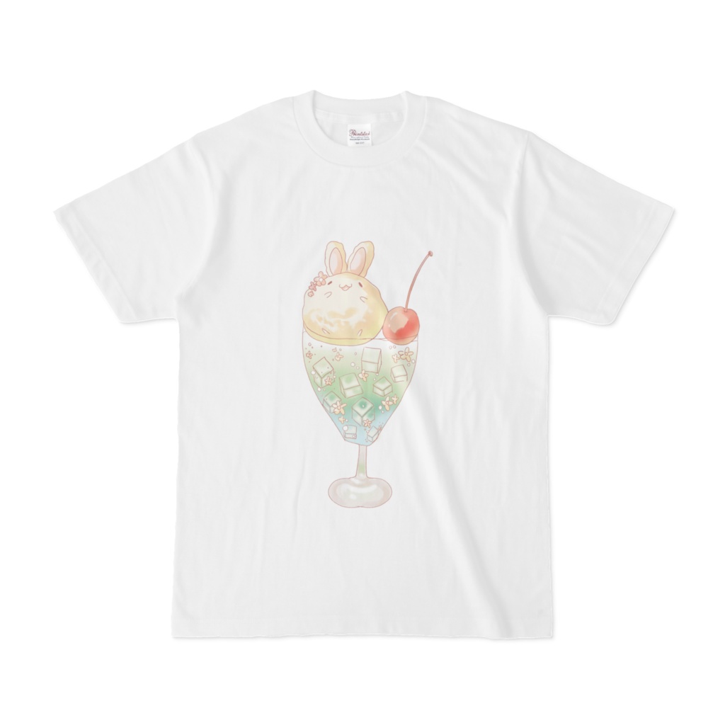 うさぎクリームソーダTシャツ
