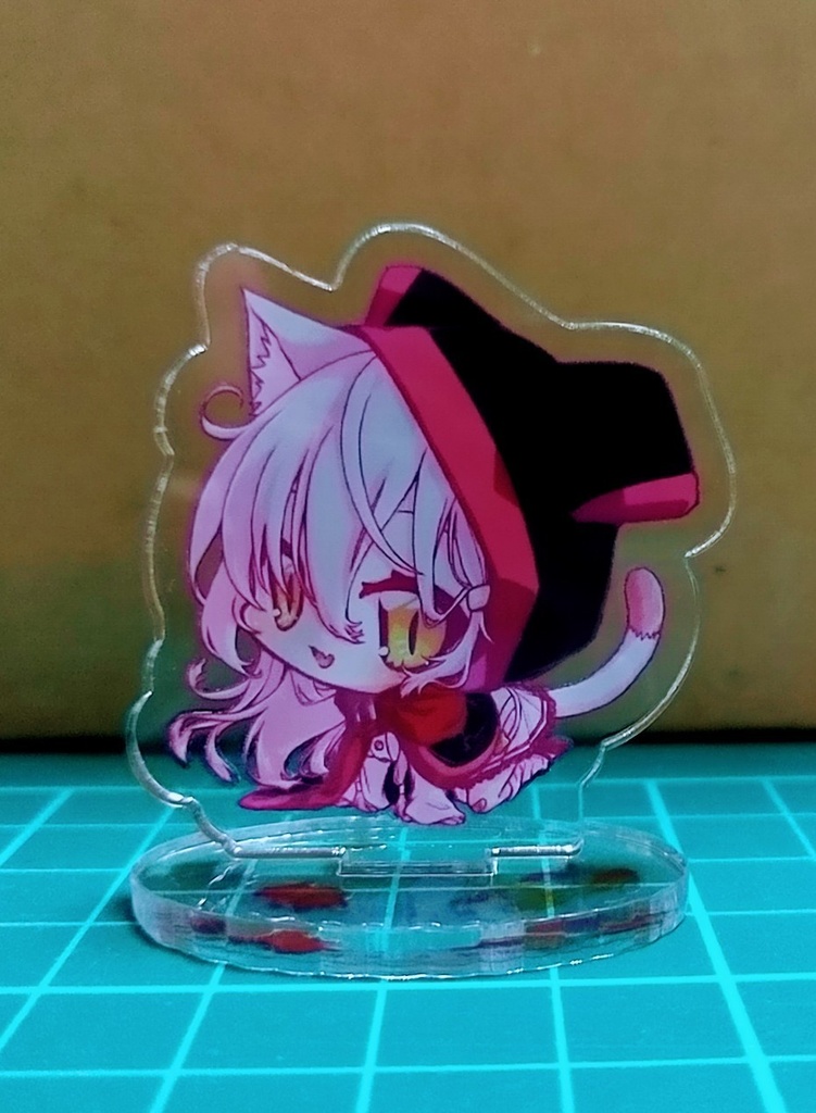 さくもゆクロアクスタ🐈‍⬛オモテ通常・ウラにこにこver