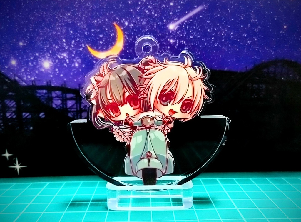 サク刻圭&心鈴ゆらゆらアクリルブロック