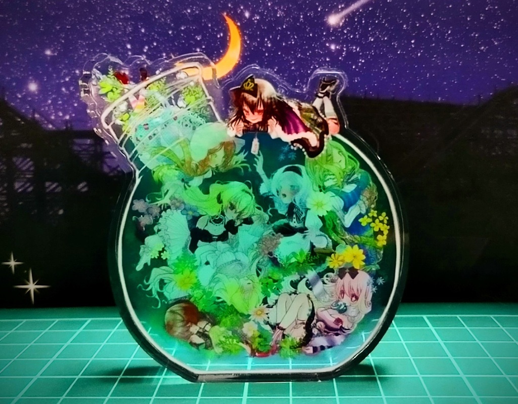 フェアレク🌹ハーバリウムアクリルブロック