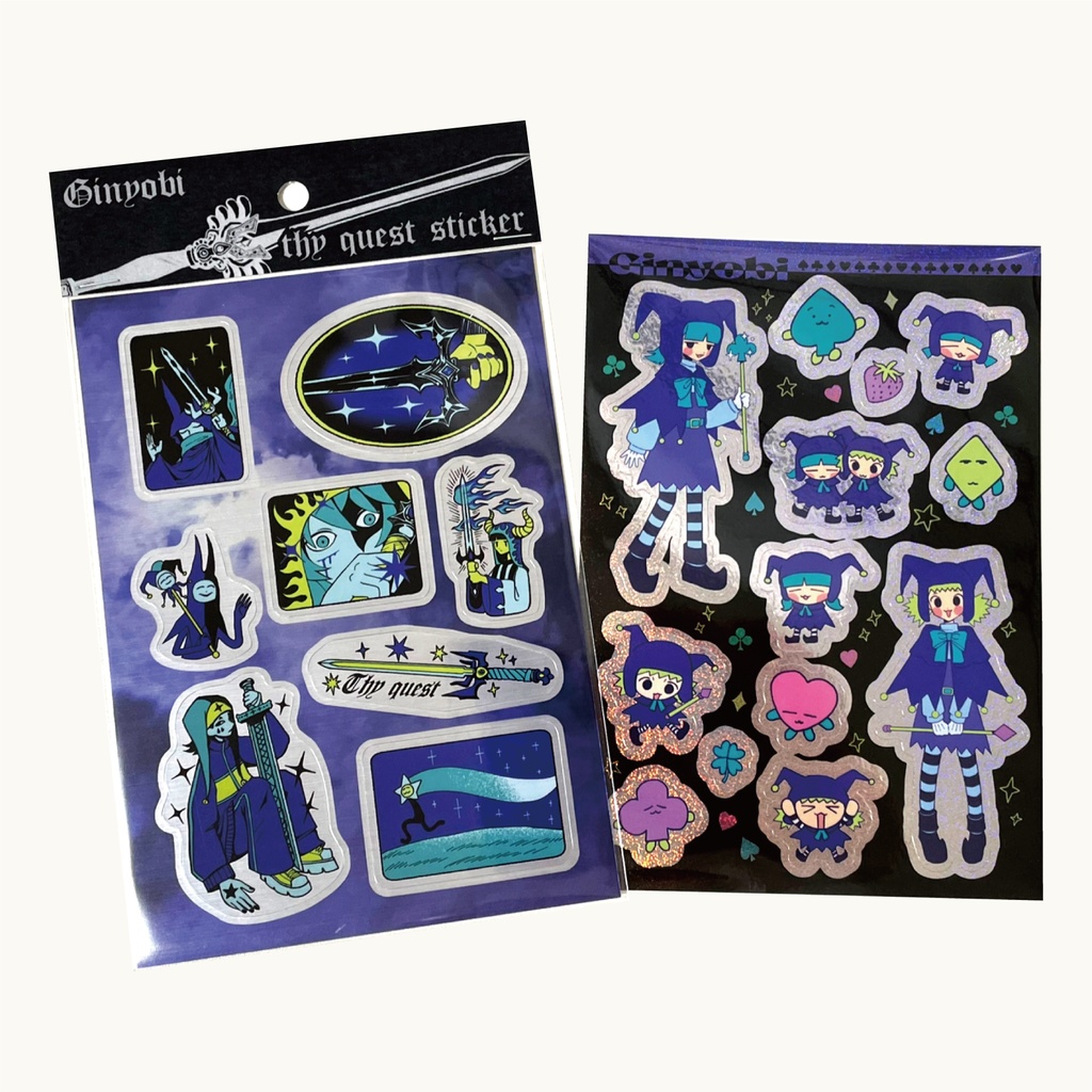 ハーフカットステッカー