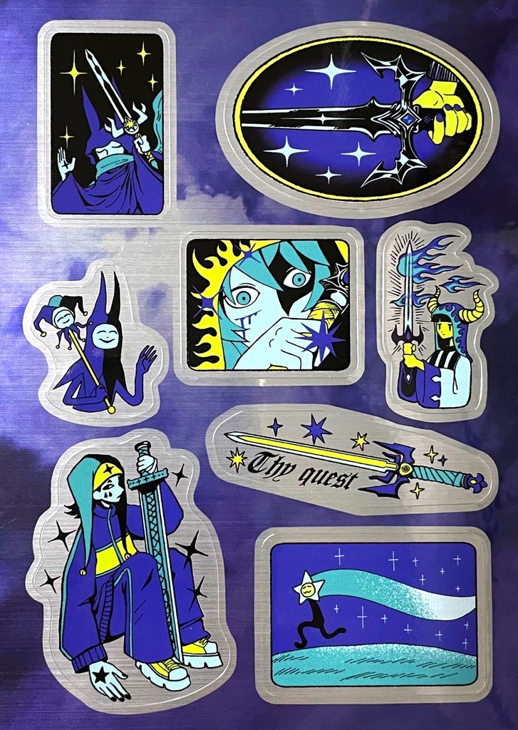 ハーフカットステッカー