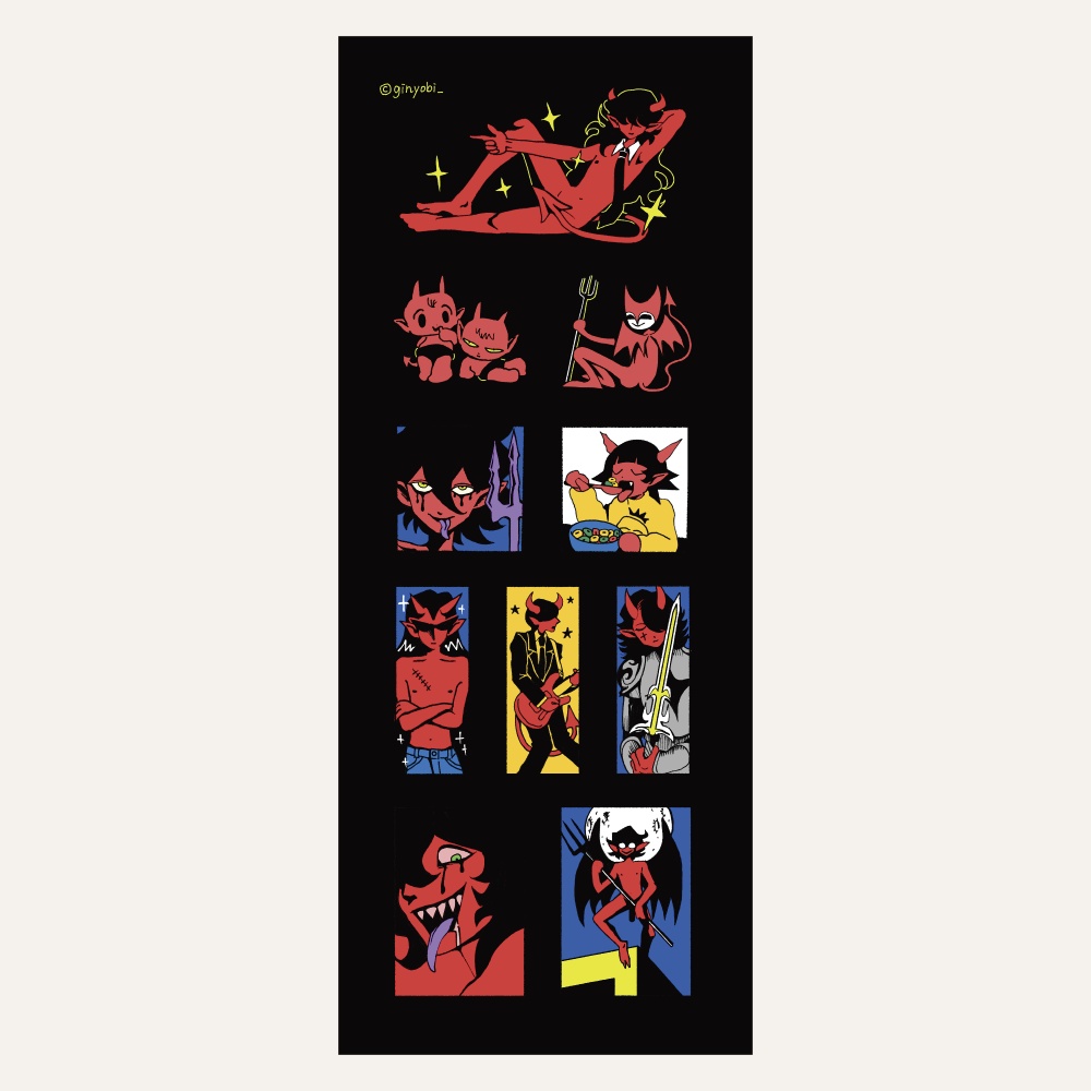 【マルチステッカー】RED SKIN DEMONs 