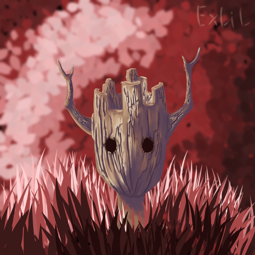 Tシャツ "木人 Рослинець Зак"