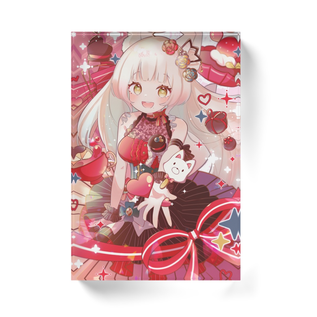 2023年バレンタイン♡揚巻こんアクリルブロック