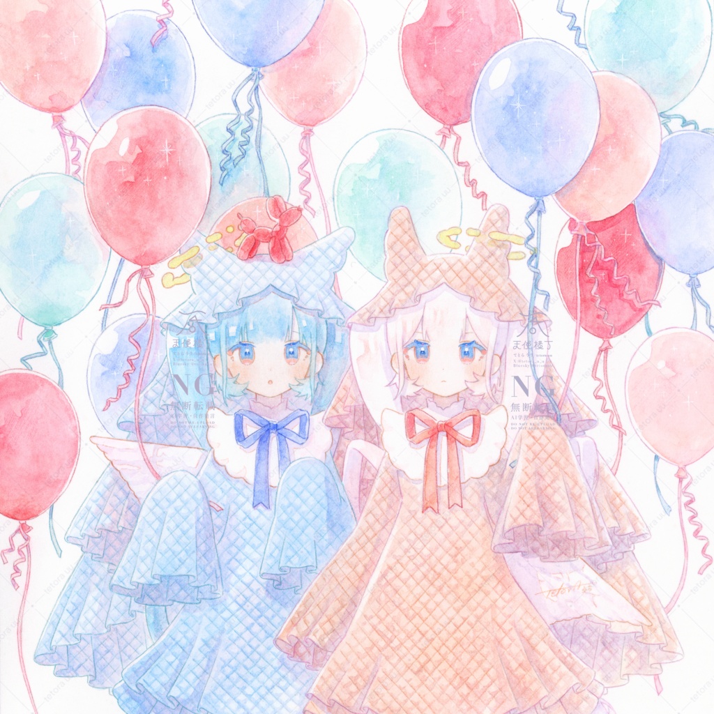 原画「balloon forest」