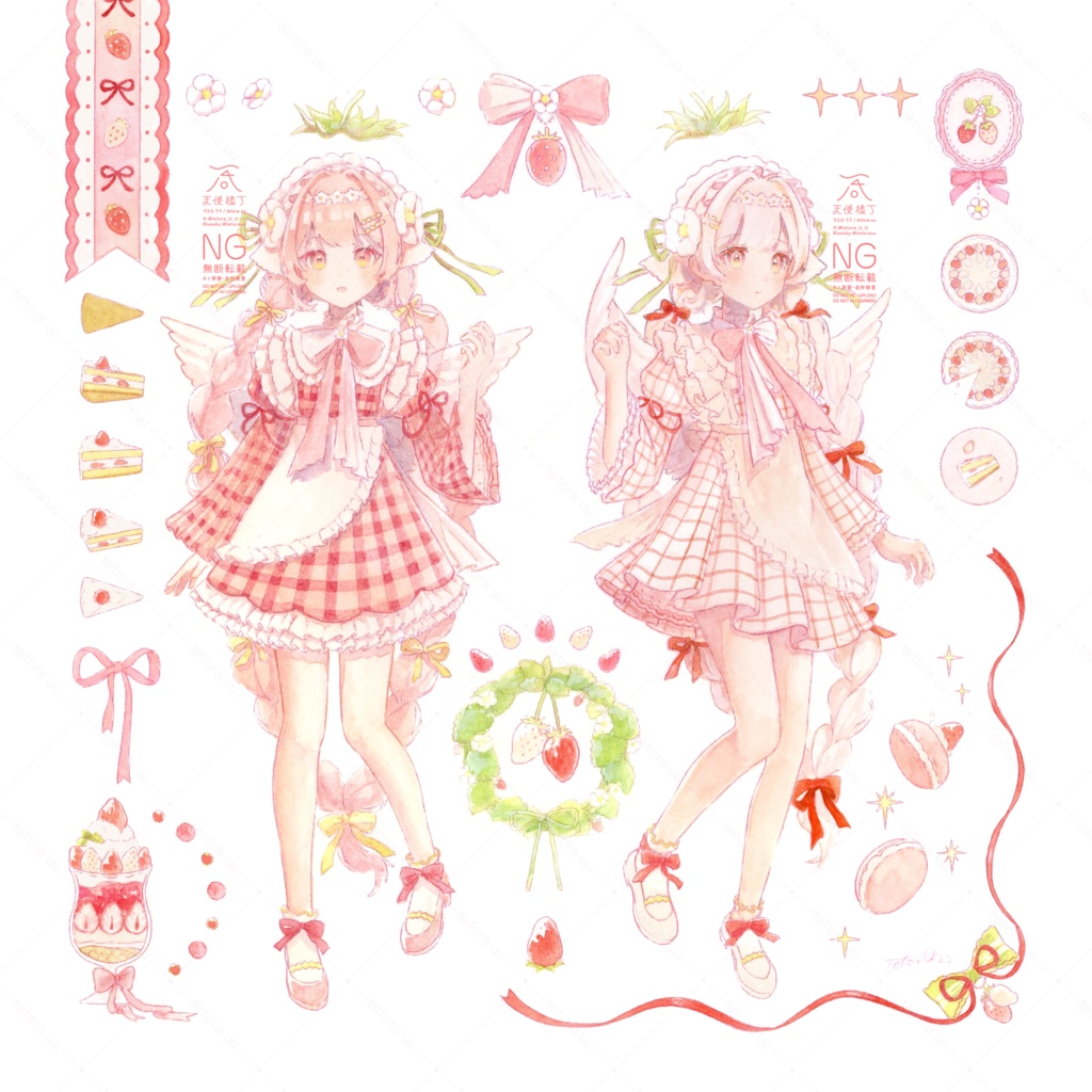 原画「strawberry angels」