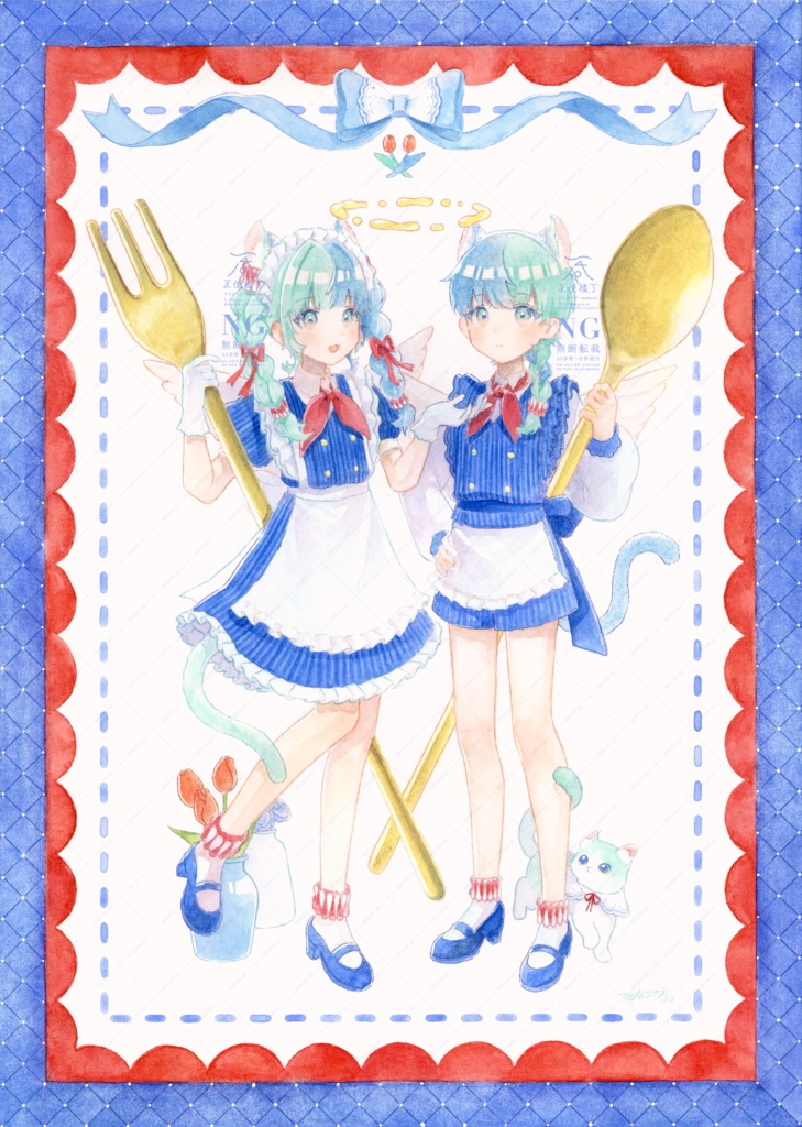 原画「Flower's Cupcakes」