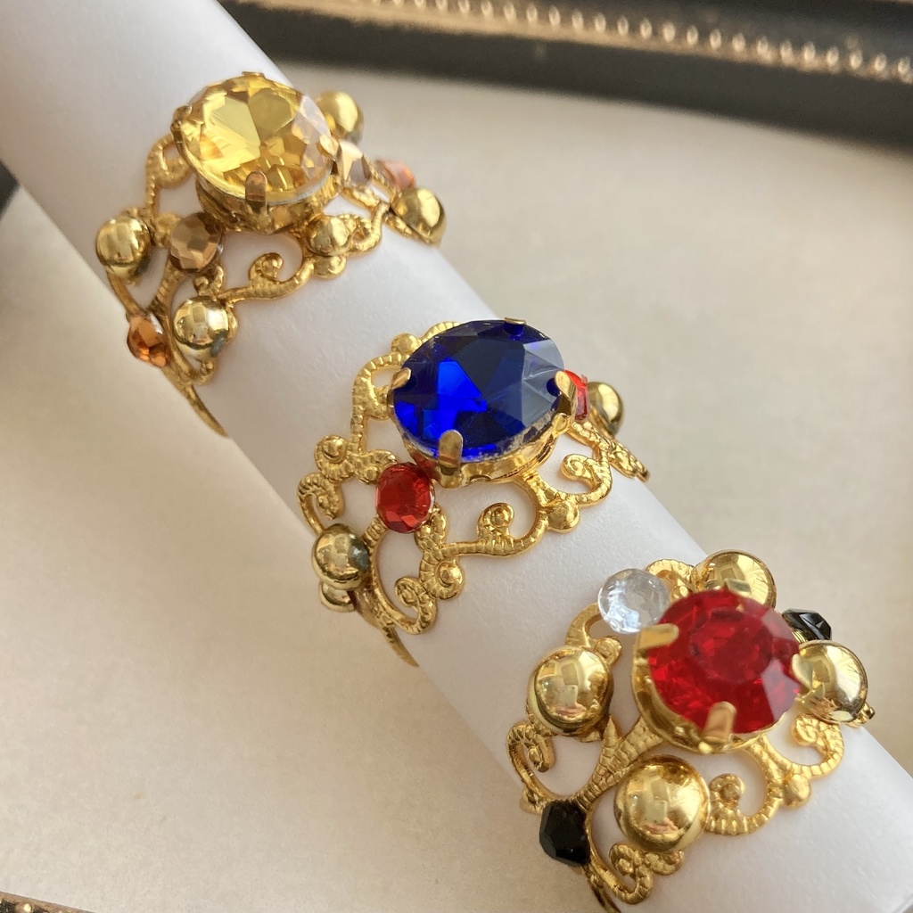 【ツイステ】寮カラー ビジューリング