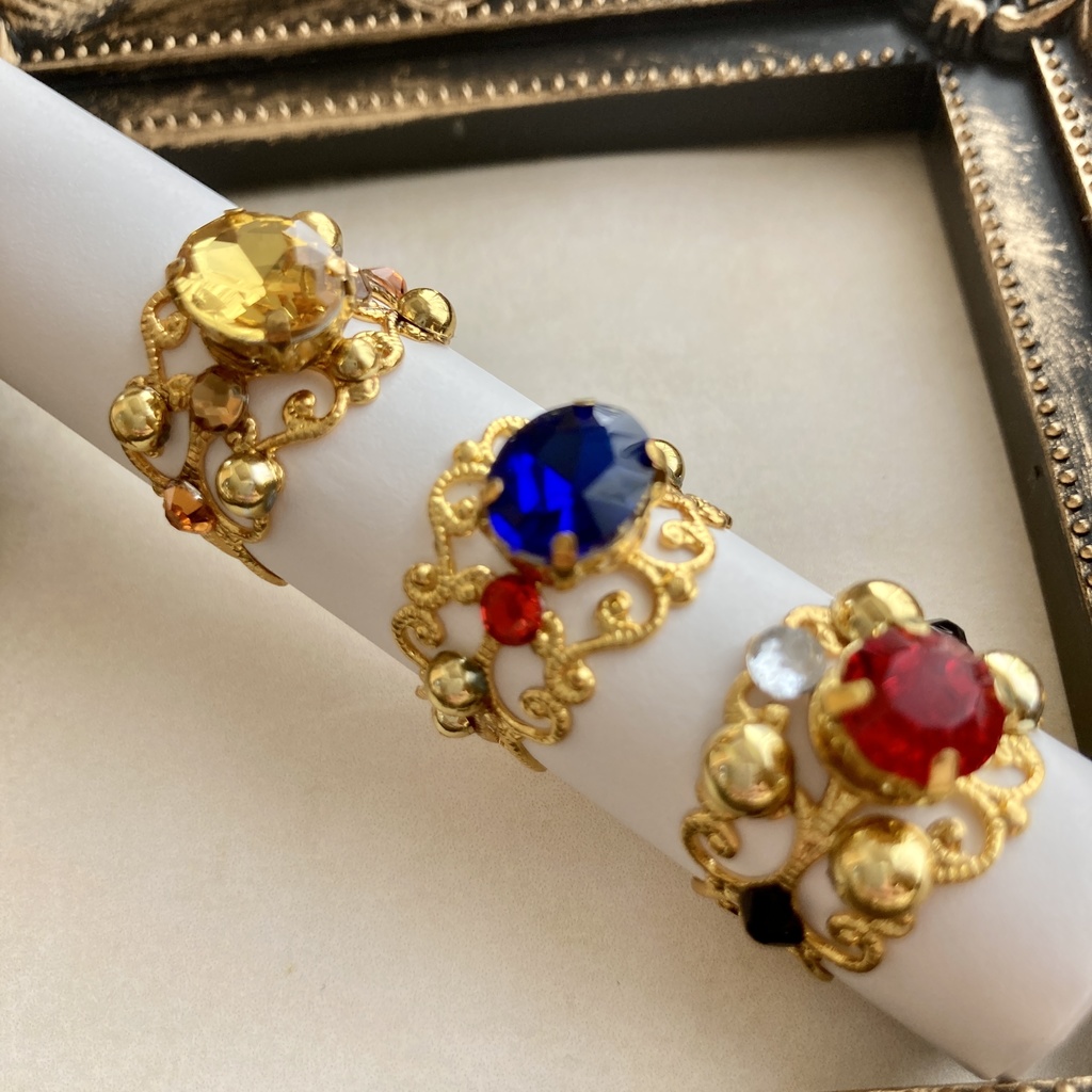 【ツイステ】寮カラー ビジューリング