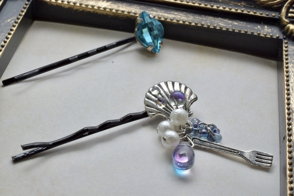 【ツイステ】オクタヴィネル ヘアピン・簪