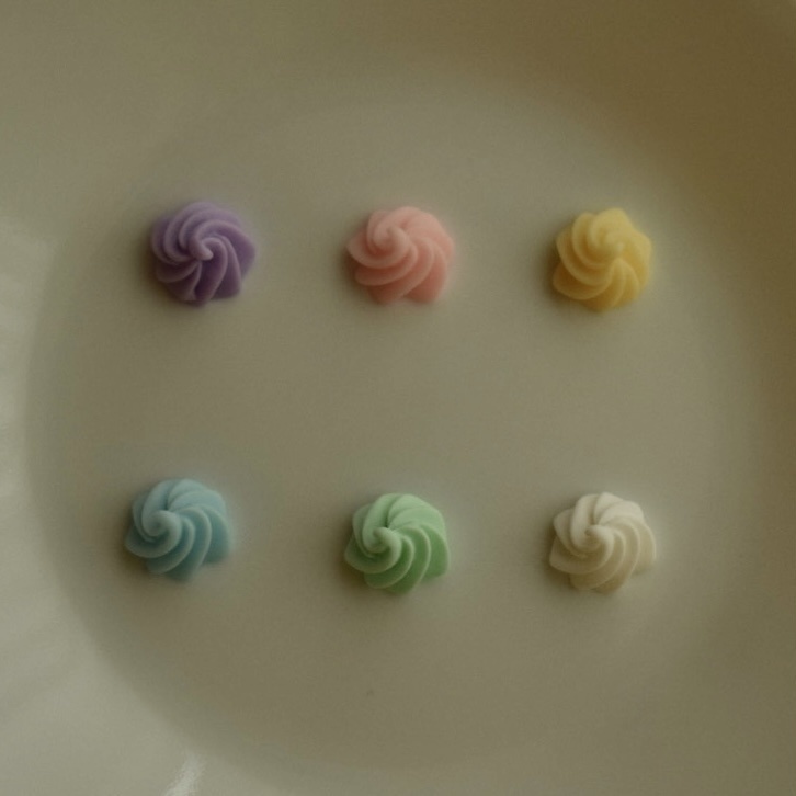 もちマス用 ホイップクリーム 髪飾り