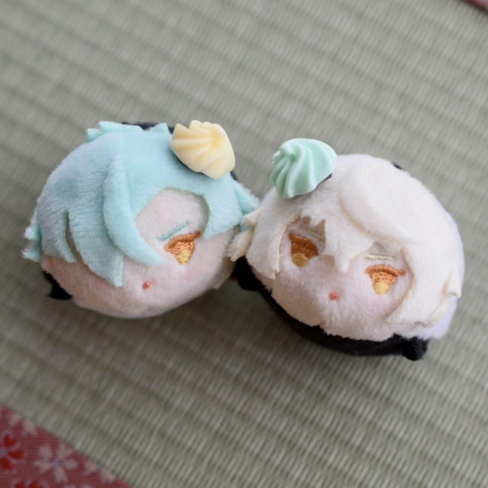 もちマス用 ホイップクリーム 髪飾り