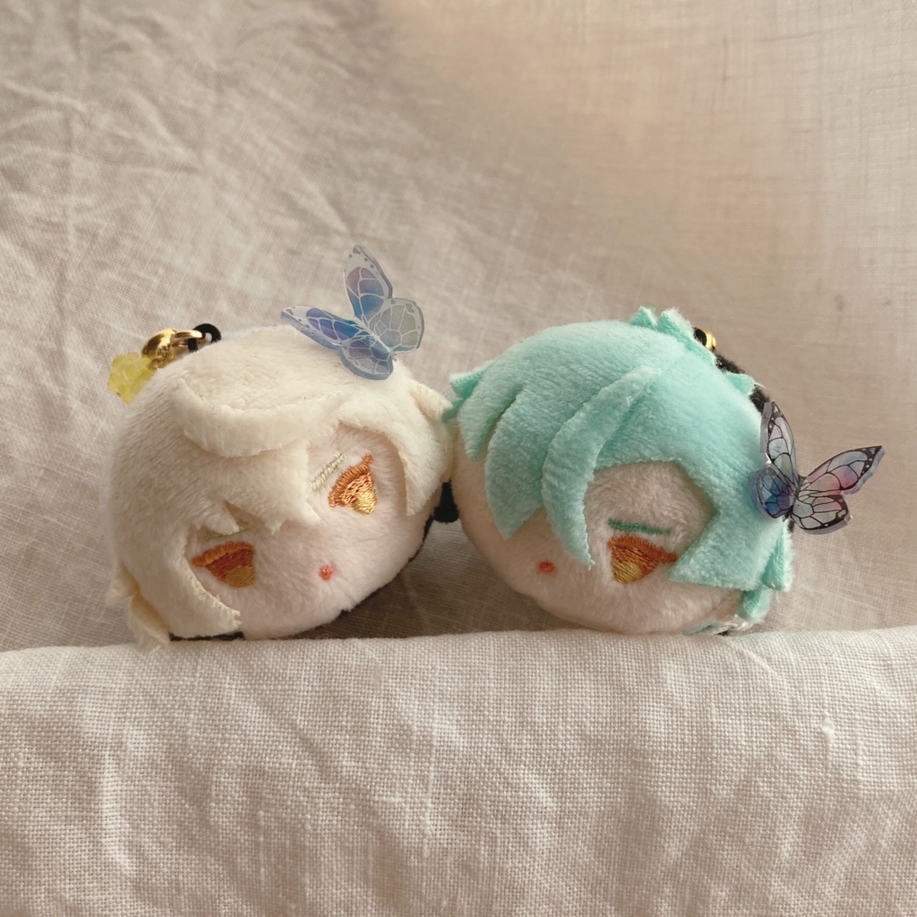 ゆめいろ蝶の髪飾り