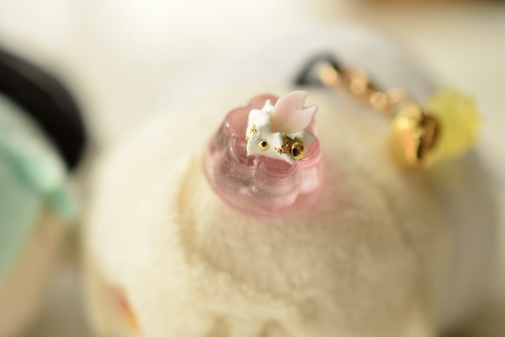 桜ゼリーの髪飾り