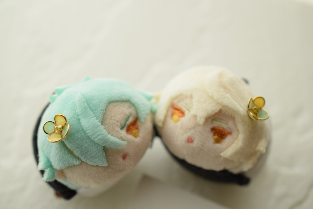 もちの髪飾りとおそろいピアス【源氏兄弟】