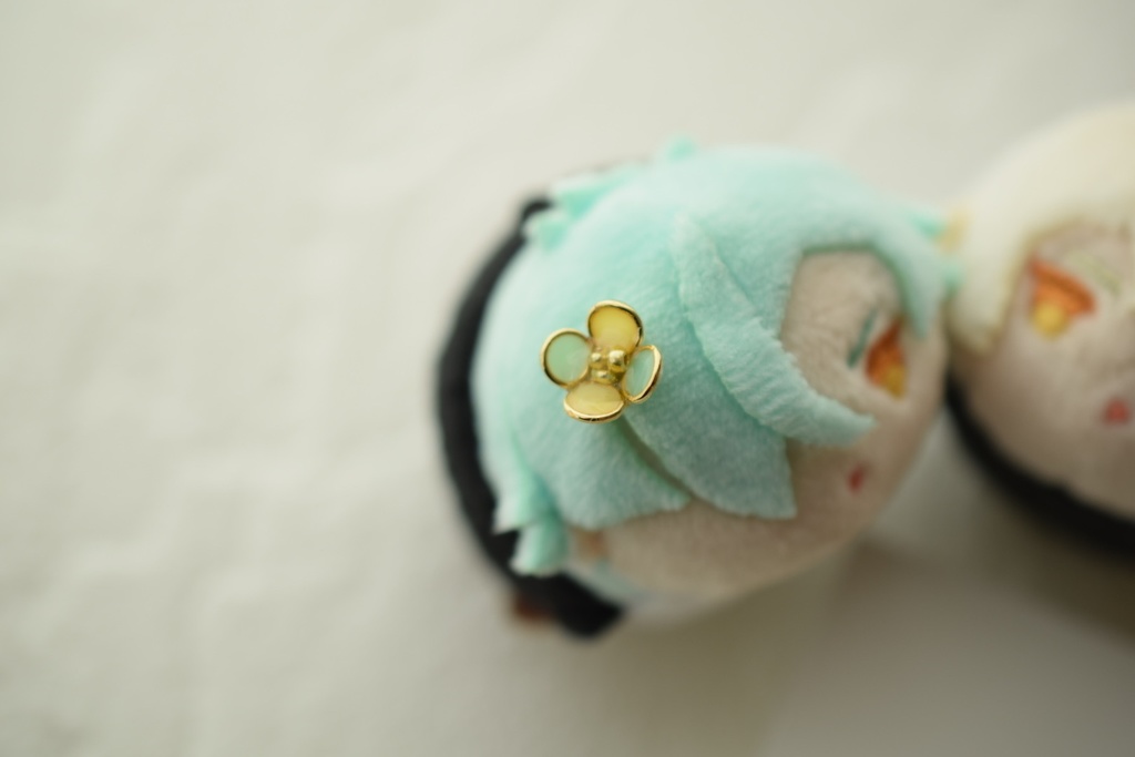 もちの髪飾りとおそろいピアス【源氏兄弟】