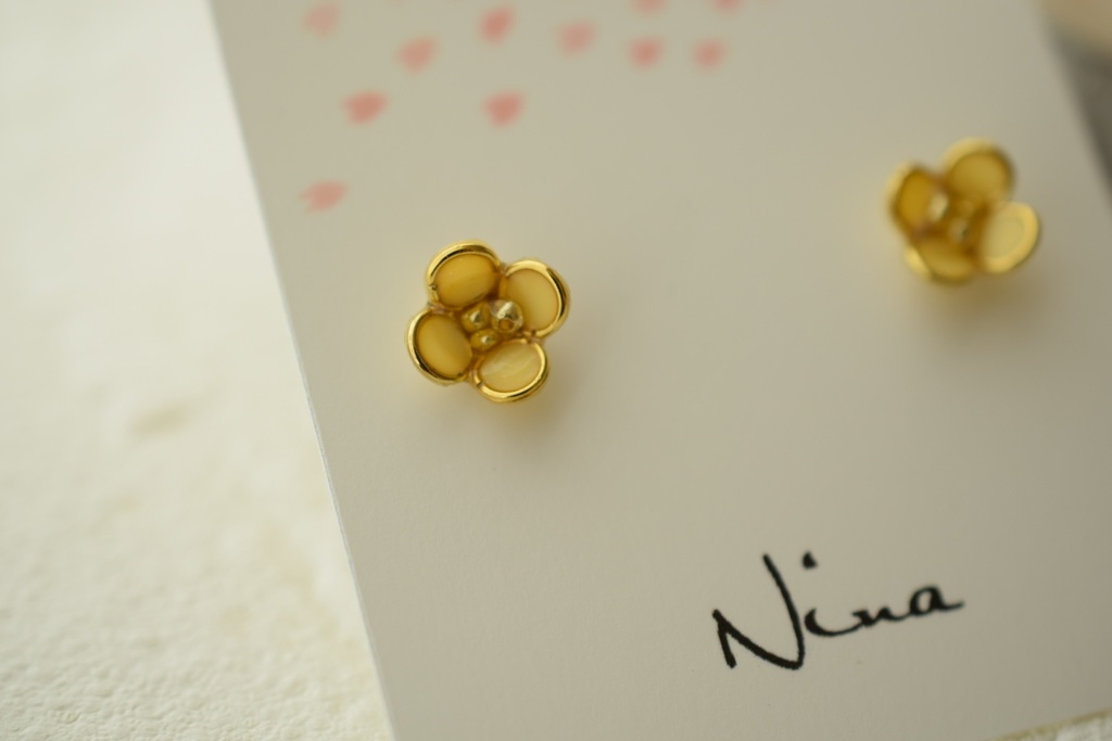 もちの髪飾りとおそろいピアス【源氏兄弟】