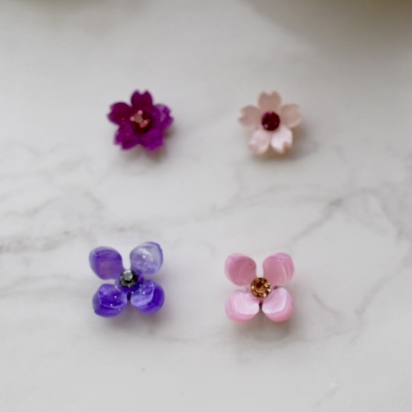 お花の髪飾り【2個セット】