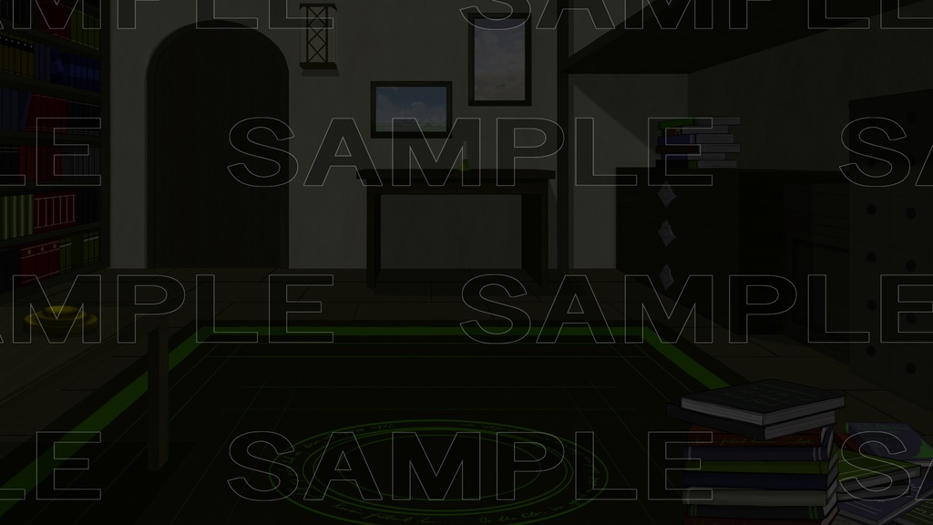 【背景素材】魔女の部屋