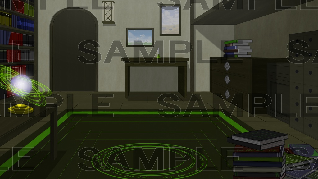 【背景素材】魔女の部屋