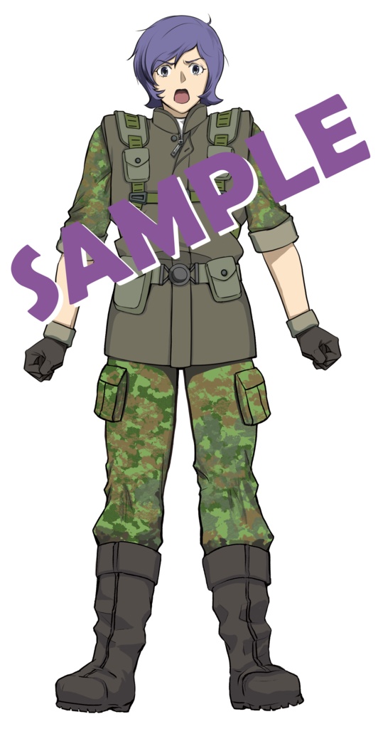 ガルマ・ザビA アクリルスタンド(ファンアート)