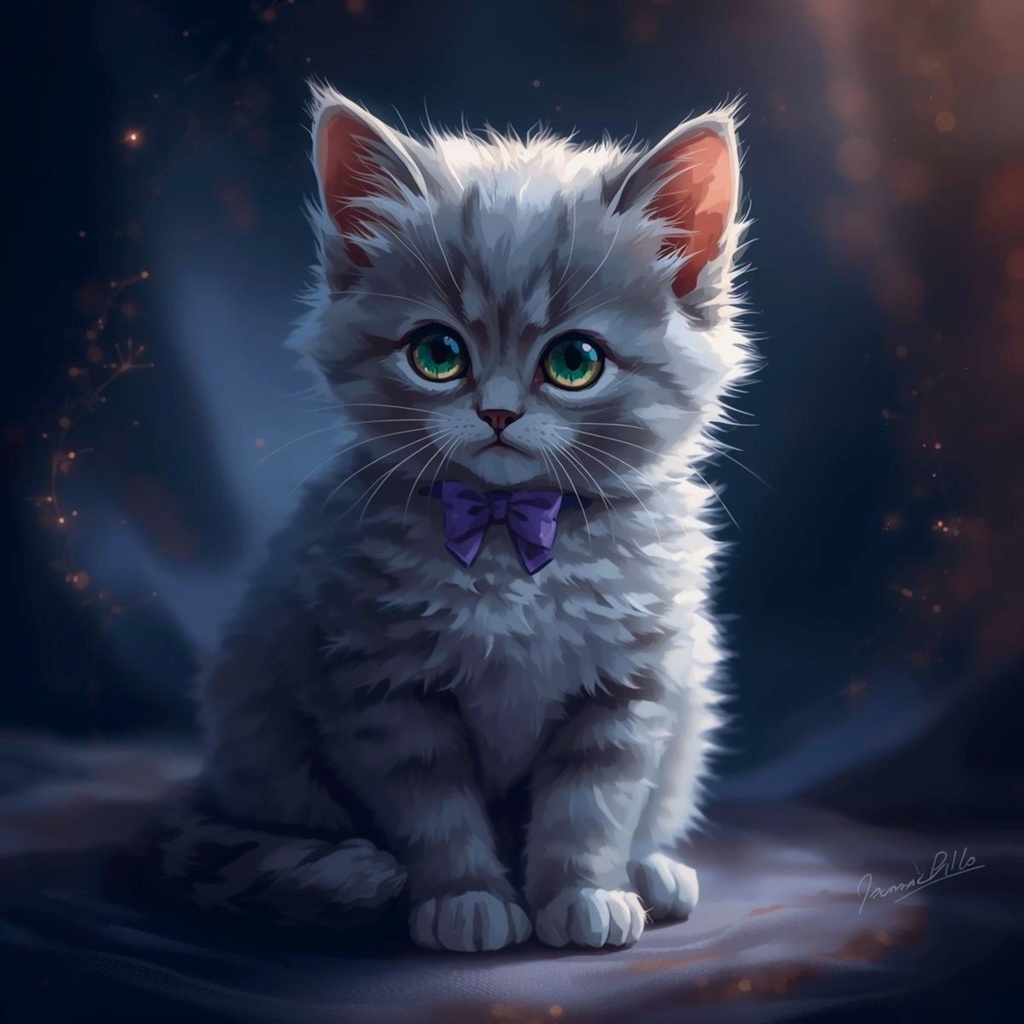 ロシアンブルー|静寂の夜に咲くリボン / Russian Blue | Ribbon in the Silent Night