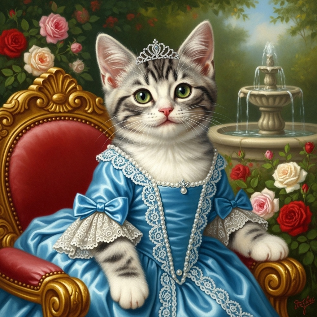 アメリカンショートヘア｜薔薇の庭のプリンセス  /  American Shorthair | Princess of the Rose Garden