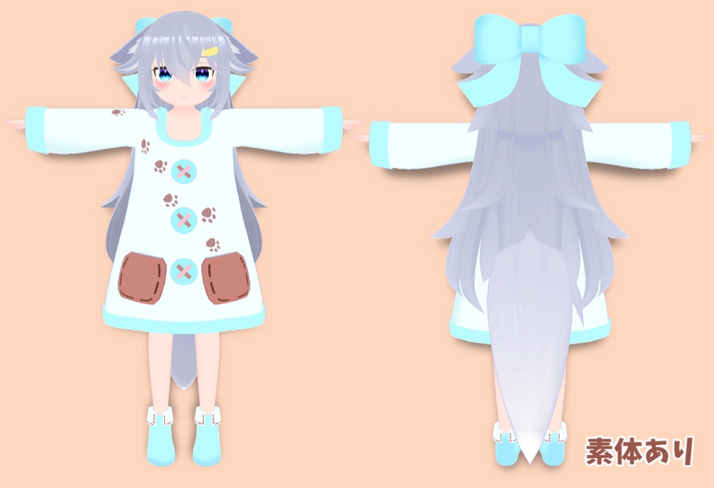 オリジナル3Dモデル『こまま』-Komama-