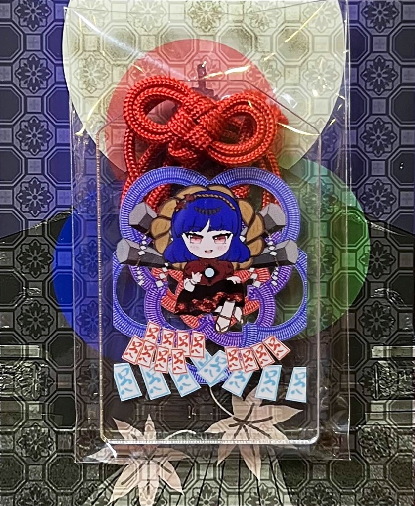 【LNNお守り07】「風神様の神徳」／八坂神奈子  (東方風神録 難所弾幕 アクリル型お守り) 