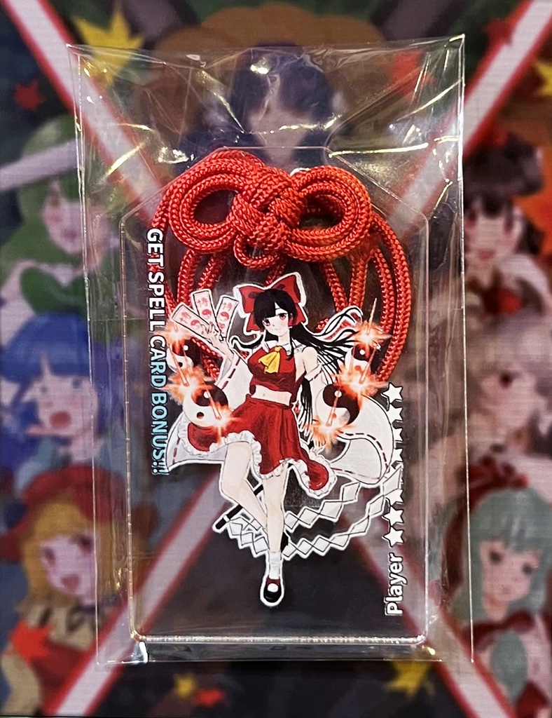 【LNNお守り08】 LNN 霊夢B (東方風神録 難所弾幕 アクリル型お守り)