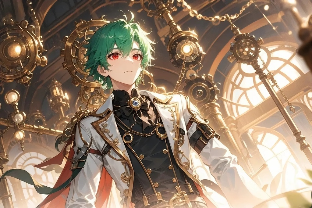 スチームパンクファンタジーキャラクターイラスト集Vol2