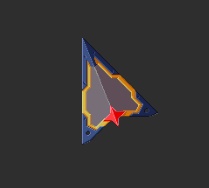 UCバンシィカラーのマウスポインター