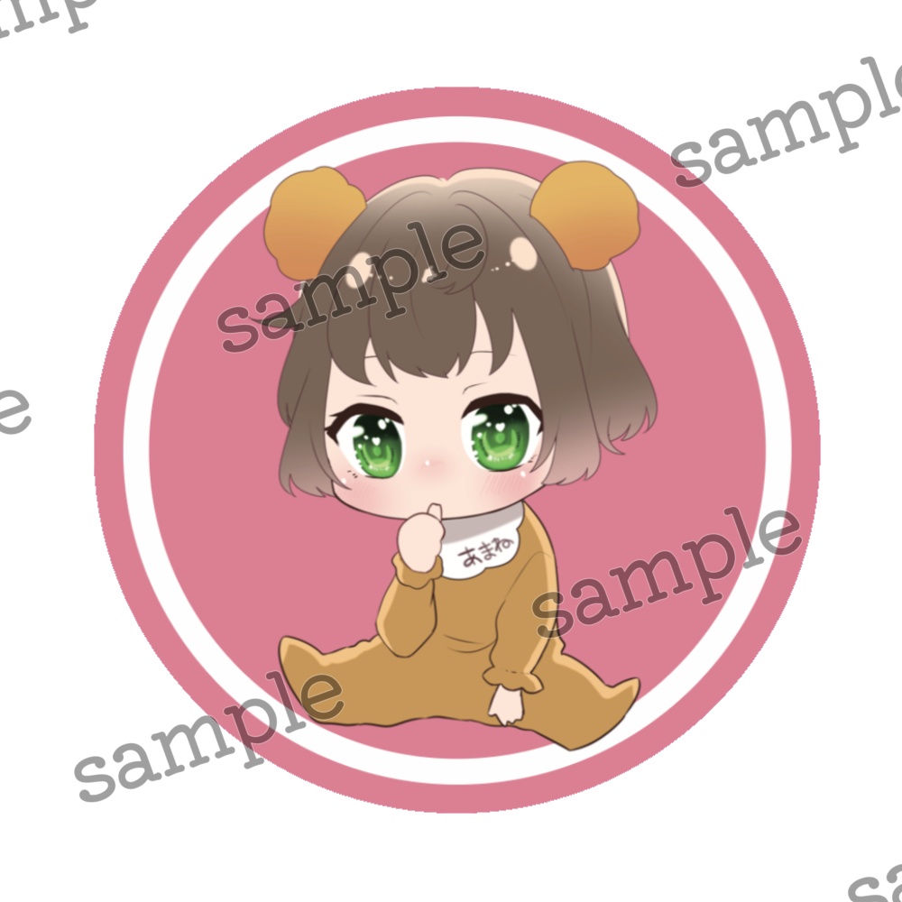 甘音ステッカー3点セット【数量限定】