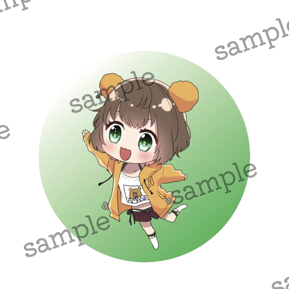 甘音ステッカー3点セット【数量限定】