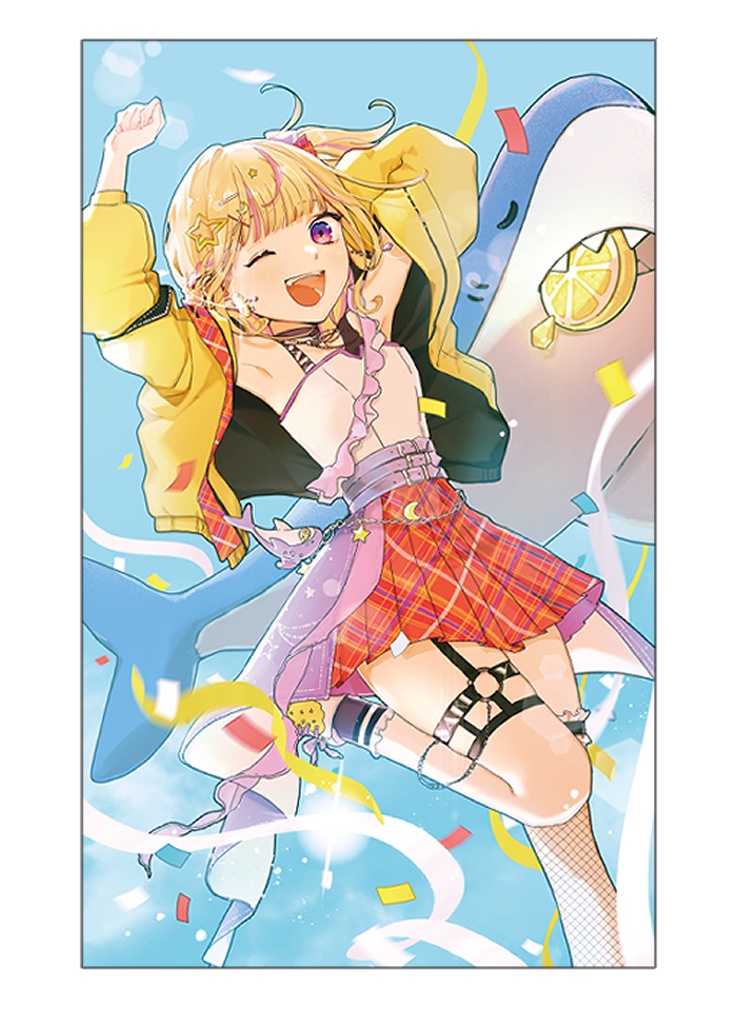 ゆめみさき １周年記念アクリルブロック