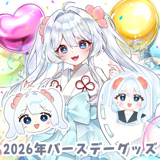 〖 期間限定 〗神凪三葉バースデーグッズ2026ver.~アクリルパネル＆缶バッジ~