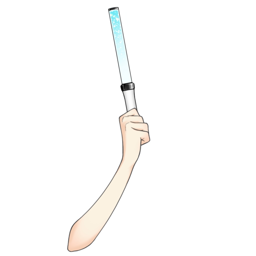 【無料素材】推し活×手のパーツから13点プレゼント!応援にぴったり!