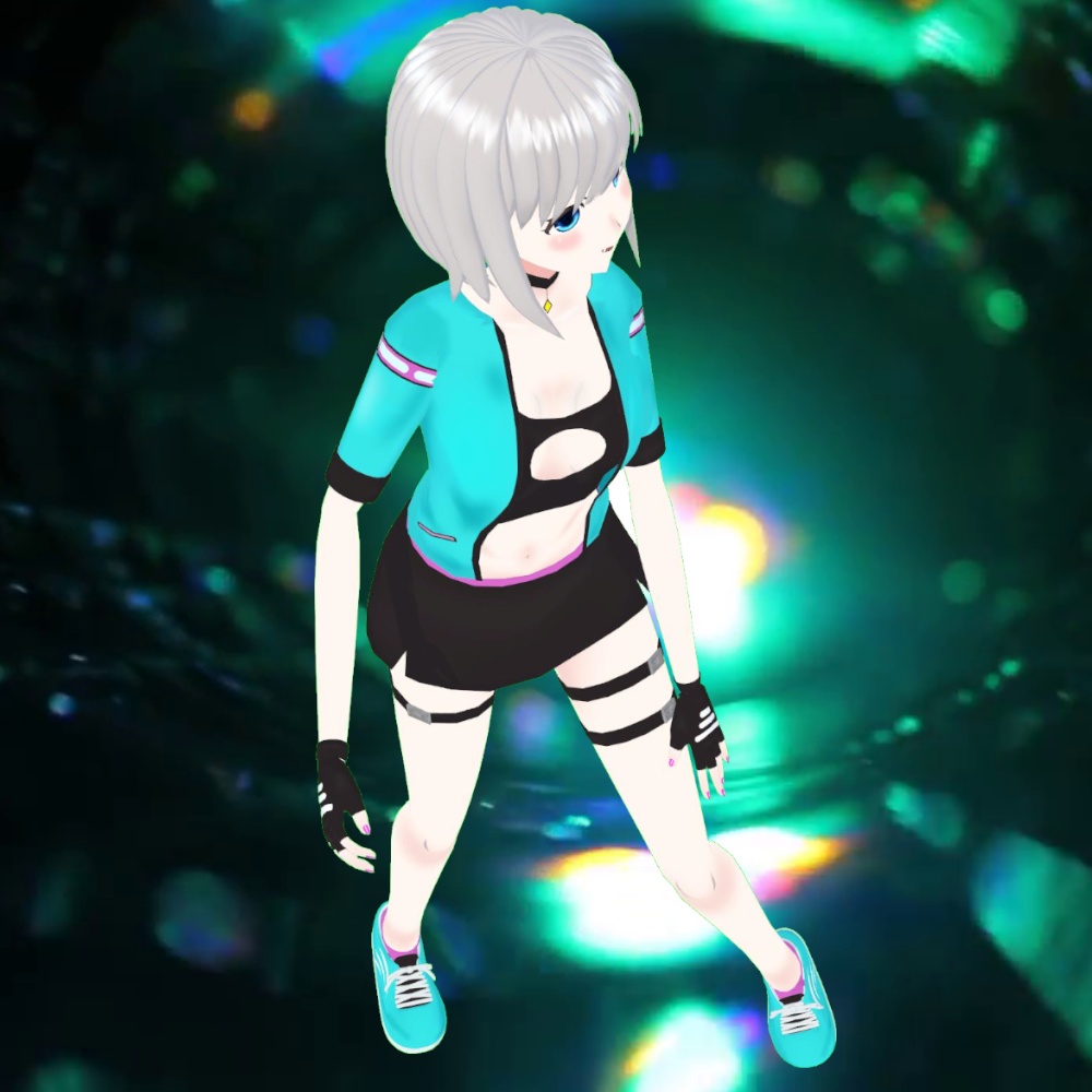【VRChat想定オリジナル3Dアバター】 汎用型01.Ver.1.0