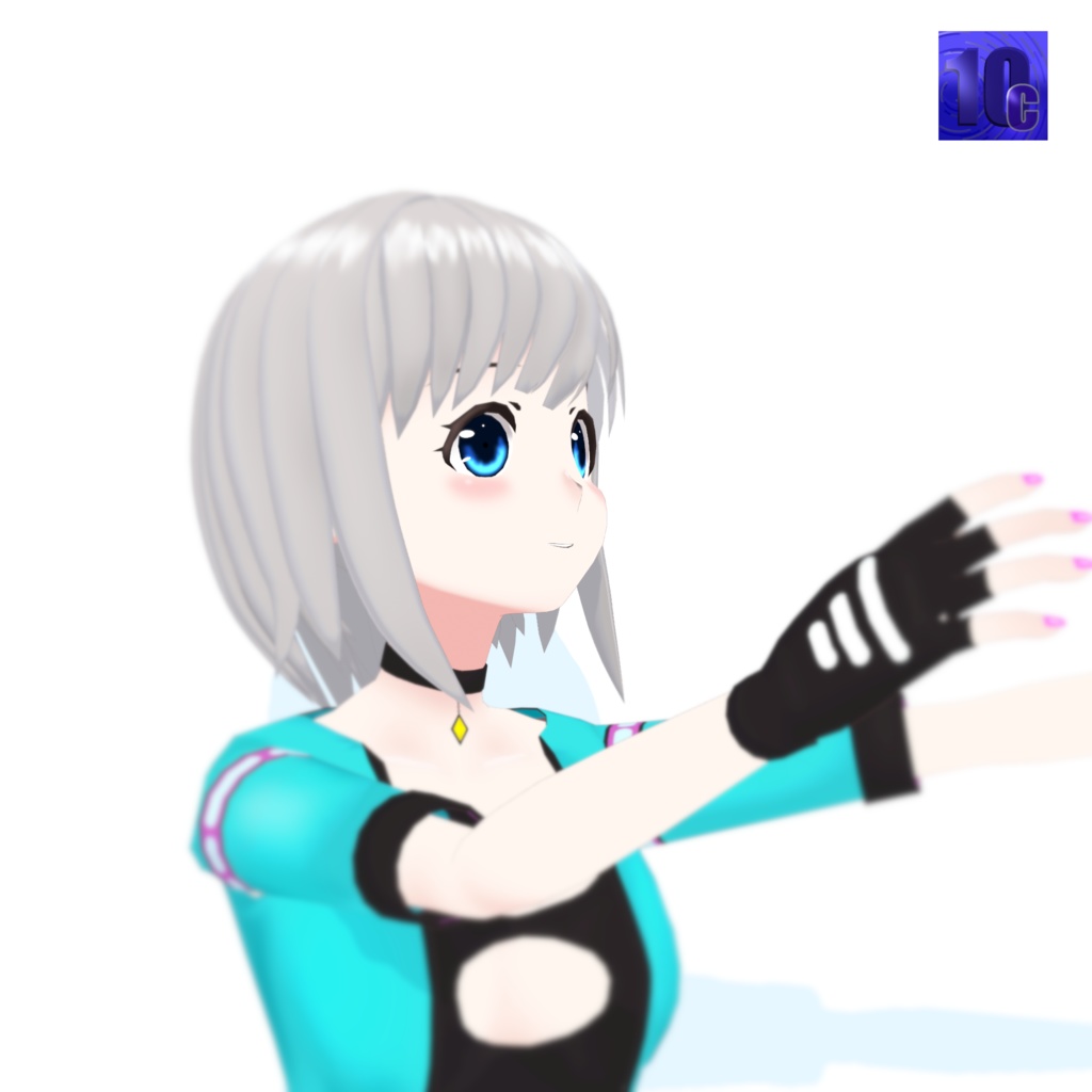 【VRChat想定オリジナル3Dアバター】 汎用型01.Ver.1.0