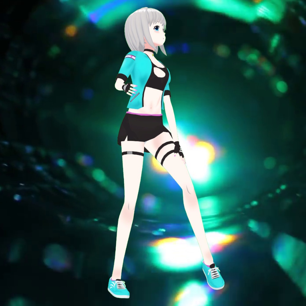 【VRChat想定オリジナル3Dアバター】 汎用型01.Ver.1.0