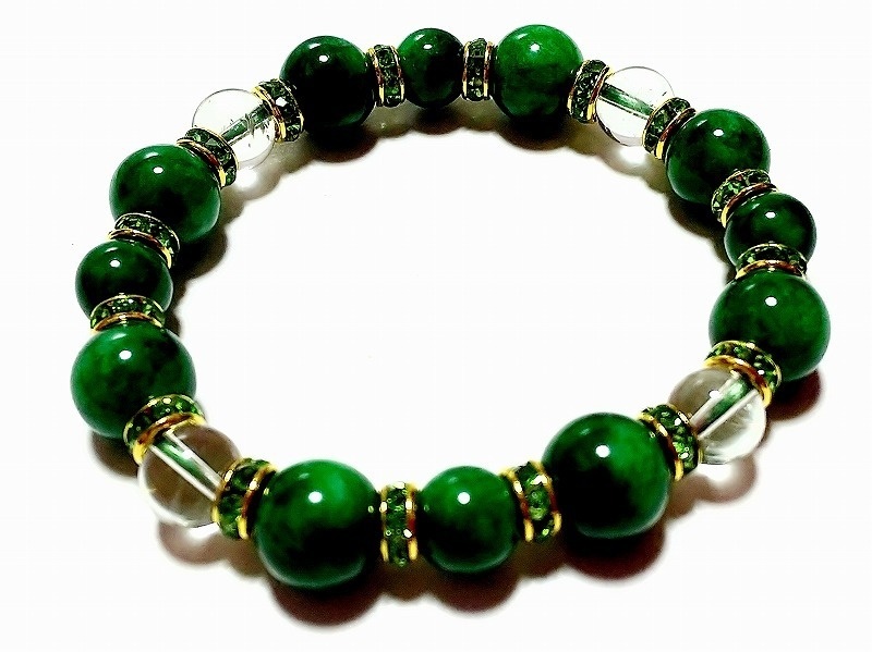 最遊記 八戒イメージブレスレット 翡翠&グリーンアメジスト
