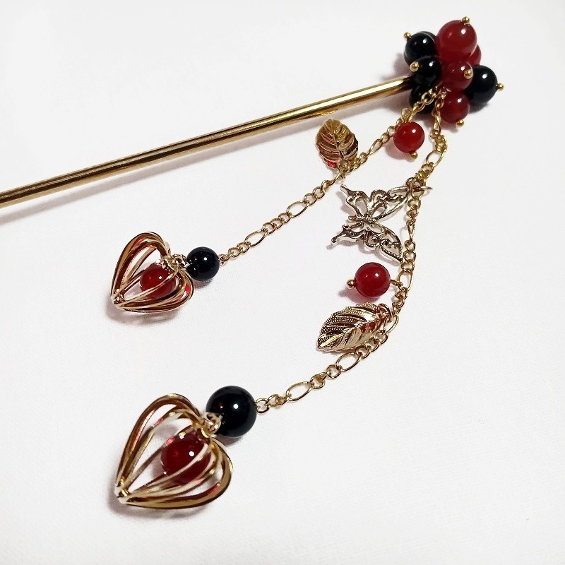 鬼灯の簪 かんざし