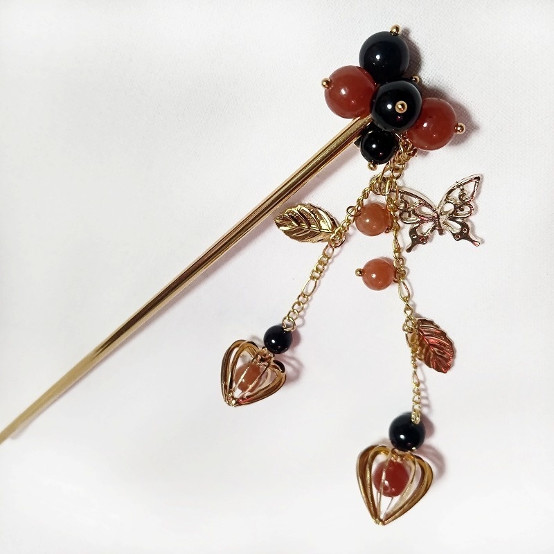 鬼灯の簪 かんざし