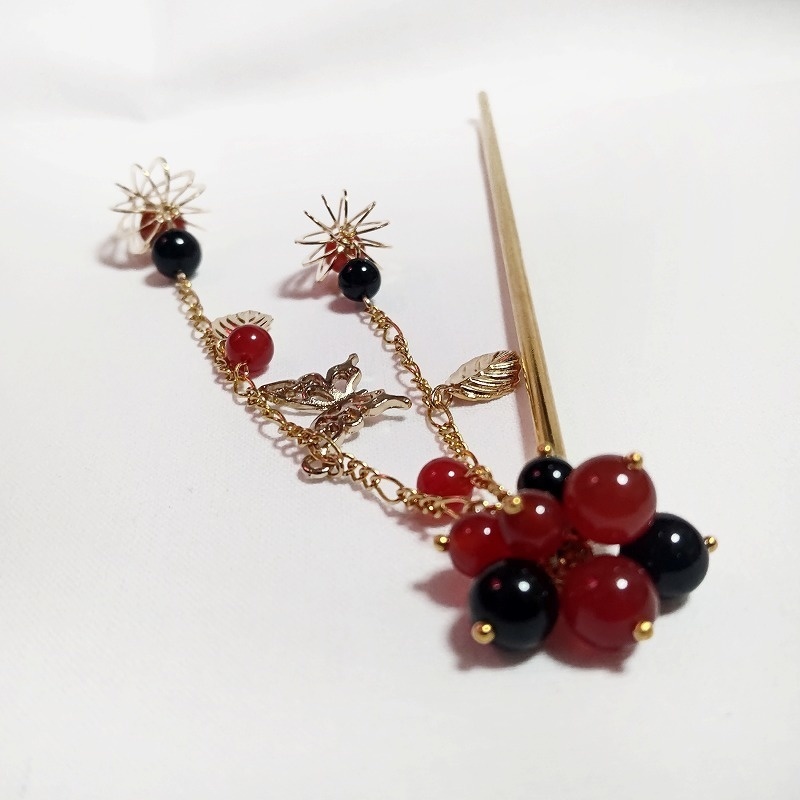 鬼灯の簪 かんざし