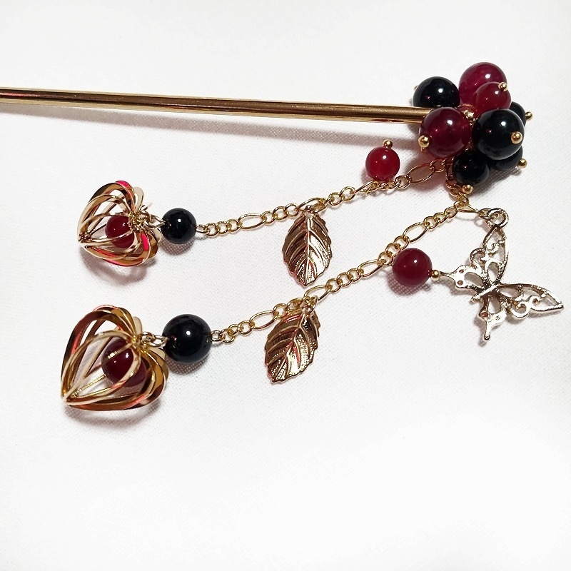 鬼灯の簪 かんざし